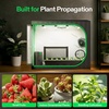 image:imageVIVOSUN Clone Tent Kit 24 x 16 x 20 with T5 FullSpectrum Grow Light Seed Starter Tray Heat Mat AeroStream U075 Humidifier and AeroWave D4 Clip Fan for Indoor Plant Germination Cloning24 x 16 x 20