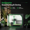 image:imageVIVOSUN Clone Tent Kit 24 x 16 x 20 with T5 FullSpectrum Grow Light Seed Starter Tray Heat Mat AeroStream U075 Humidifier and AeroWave D4 Clip Fan for Indoor Plant Germination Cloning24 x 16 x 20