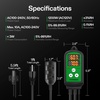 image:imageVIVOSUN Humidity Controller 1200W DualStage Outlet PreWired Digital Humidistat with Dual LED Displays for HumidifierDehumidifierFan Ideal for Greenhouse Grow Tent HomeBrewing Mushroom