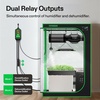 image:imageVIVOSUN Humidity Controller 1200W DualStage Outlet PreWired Digital Humidistat with Dual LED Displays for HumidifierDehumidifierFan Ideal for Greenhouse Grow Tent HomeBrewing Mushroom