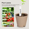 image:imageVIVOSUN Peat Pots 120 Packs 315Inch Seed Starting Pots with Drainage Holes Round Nursery Pot 20 Plant Labels for Flowers Plants Vegetables 120Pcs120