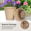 image:imageVIVOSUN Peat Pots 120 Packs 315Inch Seed Starting Pots with Drainage Holes Round Nursery Pot 20 Plant Labels for Flowers Plants Vegetables 120Pcs120 Pack of 2