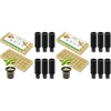 image:imageVIVOSUN 72 Rockwool Cubes amp Net Pots Set for Hydroponics 12 x 12 x 16 Cubes 72 Plugs amp 72 2 Net Cups for Hydroponic Growing SeedStarting Cloning Tower Gardens172 Plugs72 Net Pots Pack of 2