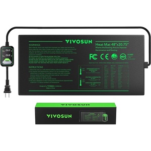 image:imageVIVOSUN 10x2075 Seedling Heat Mat with Builtin Temperature Controller UL amp METCertified Waterproof Plant Heating Pad for Germination Hydroponics Brewing Breeding and Greenhouses48x2075