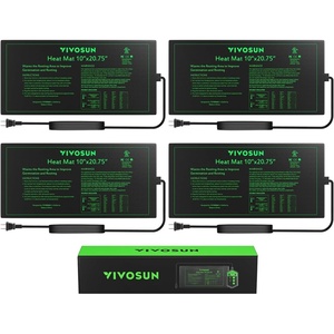image:imageVIVOSUN 4Pack 10 x 2075 Durable Waterproof Seedling Heat Mat UL amp METCertified Warm Hydroponic Heating Pad for Germination Indoor Gardening Greenhouse10 x 2075  4 Pack