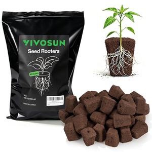 image:imageVIVOSUN Seed Rooter Plant Starter Plugs Support Robust Roots for Seedlings and Cuttings 40 Cubes Designed for VSeed Smart Box amp Seed Starter Trays