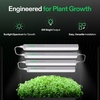 image:imageVIVOSUN T5 Grow Lights for Indoor Plants 5000K Full Spectrum 24W4 X 6W 1FT LED Plant Light Strip for Seed Starting Greenhouse Hydroponics SGS Compatible Linkable 4PackWhite
