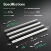 image:imageVIVOSUN T5 Grow Lights for Indoor Plants 5000K Full Spectrum 24W4 X 6W 1FT LED Plant Light Strip for Seed Starting Greenhouse Hydroponics SGS Compatible Linkable 4PackWhite