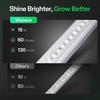 image:imageVIVOSUN T5 Grow Lights for Indoor Plants 5000K Full Spectrum 24W4 X 6W 1FT LED Plant Light Strip for Seed Starting Greenhouse Hydroponics SGS Compatible Linkable 4PackWhite