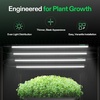image:imageVIVOSUN T5 Grow Lights for Indoor Plants 5000K Full Spectrum 24W4 X 6W 1FT LED Plant Light Strip for Seed Starting Greenhouse Hydroponics SGS Compatible Linkable 4PackBlack