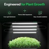 image:imageVIVOSUN T5 Grow Lights for Indoor Plants 5000K Full Spectrum 24W4 X 6W 1FT LED Plant Light Strip for Seed Starting Greenhouse Hydroponics SGS Compatible Linkable 4PackBlack