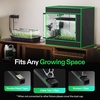 image:imageVIVOSUN T5 Grow Lights for Indoor Plants 5000K Full Spectrum 24W4 X 6W 1FT LED Plant Light Strip for Seed Starting Greenhouse Hydroponics SGS Compatible Linkable 4PackBlack