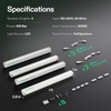 image:imageVIVOSUN T5 Grow Lights for Indoor Plants 5000K Full Spectrum 24W4 X 6W 1FT LED Plant Light Strip for Seed Starting Greenhouse Hydroponics SGS Compatible Linkable 4PackWhite