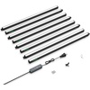 image:imageVIVOSUN T5 Grow Lights for Indoor Plants 5000K Full Spectrum 24W4 X 6W 1FT LED Plant Light Strip for Seed Starting Greenhouse Hydroponics SGS Compatible Linkable 4PackBlack