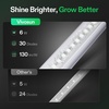 image:imageVIVOSUN T5 Grow Lights for Indoor Plants 5000K Full Spectrum 24W4 X 6W 1FT LED Plant Light Strip for Seed Starting Greenhouse Hydroponics SGS Compatible Linkable 4PackWhite