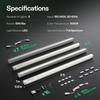 image:imageVIVOSUN T5 Grow Lights for Indoor Plants 5000K Full Spectrum 24W4 X 6W 1FT LED Plant Light Strip for Seed Starting Greenhouse Hydroponics SGS Compatible Linkable 4PackWhite