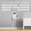 image:imageVIVOSUN 7 Day Programmable Digital Timer with Dual Outlet 20 OnOff UL Listed Heavy Duty Plugin Outlet Timer with Countdown Setting Indoor for Lamp Fan Heater Humidifiers Aquarium 2 Pack1