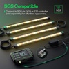 image:imageVIVOSUN Lumaray LED Grow Light Bars 164Bar Full Spectrum Side Lighting with 60 Red Light up to 25 Yields for Grow Tents Greenhouses Magnet Reliability Upgraded SGS Compatible4 Pack