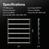 image:imageVIVOSUN VSFL3000 300W Bar LED Grow Light Full Spectrum Indoor Plant Light with URFR Light Foldable amp Dimmable 4 Bars Lamp for Vegetables Herbs Flowers 3x3ft Coverage GrowHub Compatible5x5 650W
