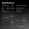image:imageVIVOSUN VSFL3000 300W Bar LED Grow Light Full Spectrum Indoor Plant Light with URFR Light Foldable amp Dimmable 4 Bars Lamp for Vegetables Herbs Flowers 3x3ft Coverage GrowHub Compatible5x5 750W