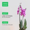 image:imageVIVOSUN 12 PCS Retractable Plant Yoyo with Stopper for Grow Support in Tent Garden or Hydroponics WhiteWhite