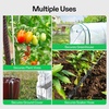 image:imageVIVOSUN 6 Inch 100Pack Landscape Staples Galvanized Steel Garden Stakes 11 Gauge UShaped Pins for Weed Barrier Fabric Soaker Hose Holding Fence100 PCS