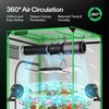 image:imageVIVOSUN AeroLight Wing AW200 Tunable Spectrum LED Grow Light 200W with Integrated Circulation Fan Compatible with App Used with Controller E42AE25 to Achieve More Functions2x4