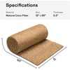 image:imageVIVOSUN Coco Liner Roll 16x120 in 100 Natural Coconut Fiber Mat Thickened Coir Liner for Planters Hanging Baskets Garden Decoration DIY Crafts Pet Pads amp Reptile Carpet12W x 80L Pack of 2