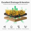 image:imageVIVOSUN Coco Liner Roll 16x120 in 100 Natural Coconut Fiber Mat Thickened Coir Liner for Planters Hanging Baskets Garden Decoration DIY Crafts Pet Pads amp Reptile Carpet12W x 80L Pack of 2