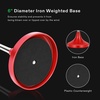image:imageVIVOSUN Adjustable Outdoor Ashtray Covered Ashtray for Outside Patio Smokeless Windproof Standing Ash tray with Lid for Home Adjustable Height from 215 to 35 for Indoor ChromeRed