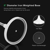 image:imageVIVOSUN Adjustable Outdoor Ashtray Covered Ashtray for Outside Patio Smokeless Windproof Standing Ash tray with Lid for Home Adjustable Height from 215 to 35 for Indoor ChromeWhite