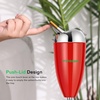 image:imageVIVOSUN Adjustable Outdoor Ashtray Covered Ashtray for Outside Patio Smokeless Windproof Standing Ash tray with Lid for Home Adjustable Height from 215 to 35 for Indoor ChromeRed