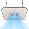 image:imageVIVOSUN AeroLight A100 Tunable Spectrum LED Grow Light 100W wIntegrated Circulation Fan Compatible with App Used with Growhub Controller E42AE25 to Achieve More Functions