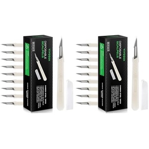 image:imageVIVOSUN 11 HighCarbon Steel Blades for Cutting Plants and Propagation11 Pack of 2