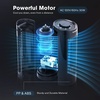 image:imageVIVOSUN 13 Tower Fan Bladeless Desk Fan for Cooling Air Circulation Anywhere 3 Speeds 70 Oscillation Quiet Portable Desk Fan for Home Office BlackBlack
