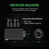image:imageVIVOSUN 6 Inch Air Carbon Filter Smelliness Control with Australia Virgin Charcoal for Inline Fan Grow Tent Smelliniss Scrubber PreFilter Included Reversible Flange 6x 16 Black6 x 9 x 16