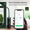 image:imageVIVOSUN AeroStream H19 Intelligent Environmental 19L Humidifier and S558 5x5 Grow Tent 60x60x80 High Reflective Mylar with Observation Window and Floor Tray for Hydroponics Indoor Plant f