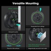 image:imageVIVOSUN AeroWave D4 4 Grow Tent Clip Fan with Detachable Hook 3Speed Strong amp Quiet Airflow Adjustable Airflow Angle for Hydroponics Circulation amp Cooling Black 2Pack41 Pack