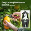 image:imageVIVOSUN Gardening Scissors 65 Inch Hand Pruner Pruning Shear and 65 Inch Gardening Scissors Hand Pruner Pruning Shear with Straight Stainless Steel Blades Orange 1Pack