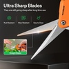 image:imageVIVOSUN Gardening Scissors 65 Inch Hand Pruner Pruning Shear and 65 Inch Gardening Scissors Hand Pruner Pruning Shear with Straight Stainless Steel Blades Orange 1Pack