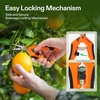 image:imageVIVOSUN Gardening Scissors 65 Inch Hand Pruner Pruning Shear and 65 Inch Gardening Scissors Hand Pruner Pruning Shear with Straight Stainless Steel Blades Orange 1Pack