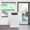 image:imageVIVOSUN Portable AC Sliding Door Vent Kit 169212886 Length Adjustable Fits 51 amp 59 Exhaust Hose for Sliding Doors or Windows 59 Exhaust Hose IncludedMax 886 Length  no Hose