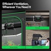 image:imageVIVOSUN S448 4x4 Grow Tent Smart Air Filtration PRO T6 Kit 6 AeroZesh T6 Inline Duct Fan wGrowHub E42A Temp Humidity WiFiController Carbon Filter amp Ducting AeroWave E6 Grow Tent Fan 6