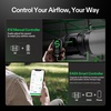 image:imageVIVOSUN Smart Air Filtration G8 Kit 8 AeroZesh G8 Inline Duct Fan with E12 Speed Controller Carbon Filter amp 25 Ducting Cooling amp Ventilation System for Grow Tents Indoor Gardening HydroponicsBlackGreen Blades