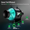 image:imageVIVOSUN Smart Air Filtration G8 Kit 8 AeroZesh G8 Inline Duct Fan with E12 Speed Controller Carbon Filter amp 25 Ducting Cooling amp Ventilation System for Grow Tents Indoor Gardening HydroponicsBlack