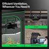 image:imageVIVOSUN Smart Air Filtration G8 Kit 8 AeroZesh G8 Inline Duct Fan with E12 Speed Controller Carbon Filter amp 25 Ducting Cooling amp Ventilation System for Grow Tents Indoor Gardening HydroponicsBlackGreen Blades