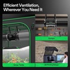 image:imageVIVOSUN Smart Air Filtration G8 Kit 8 AeroZesh G8 Inline Duct Fan with E12 Speed Controller Carbon Filter amp 25 Ducting Cooling amp Ventilation System for Grow Tents Indoor Gardening HydroponicsBlackGreen Blades
