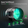 image:imageVIVOSUN Smart Air Filtration G8 Kit 8 AeroZesh G8 Inline Duct Fan with E12 Speed Controller Carbon Filter amp 25 Ducting Cooling amp Ventilation System for Grow Tents Indoor Gardening HydroponicsBlackGreen Blades