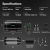 image:imageVIVOSUN Smart Air Filtration G8 Kit 8 AeroZesh G8 Inline Duct Fan with E12 Speed Controller Carbon Filter amp 25 Ducting Cooling amp Ventilation System for Grow Tents Indoor Gardening HydroponicsBlackGreen Blades