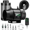 image:imageVIVOSUN Smart Air Filtration G8 Kit 8 AeroZesh G8 Inline Duct Fan with E12 Speed Controller Carbon Filter amp 25 Ducting Cooling amp Ventilation System for Grow Tents Indoor Gardening HydroponicsBlack
